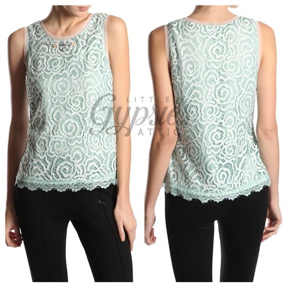 Ryu Sweet Mint and Jeweled Top - Picture 3 of 12